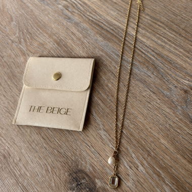 Gold-plated stainless steel necklace THE BEIGE
