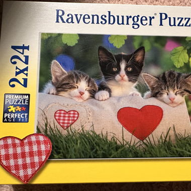 Puzzle Katzen 2 Stück