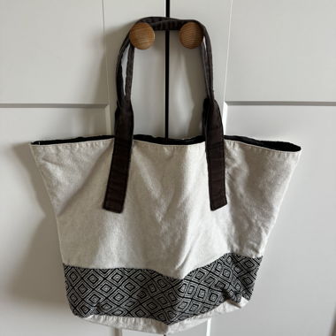Borsa tote boho per la spiaggia