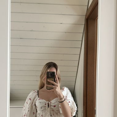 Blumenbluse