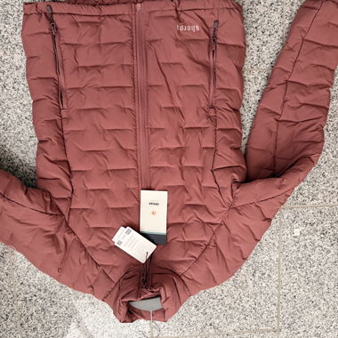 Giacca imbottita Sherpa rosa