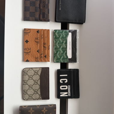 Designer Kartenetuis & Portemonnaies Set