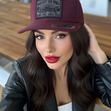 Casquette Vans bordeaux