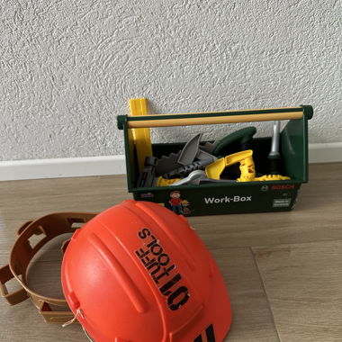 Boîte à outils Bosch avec casque
