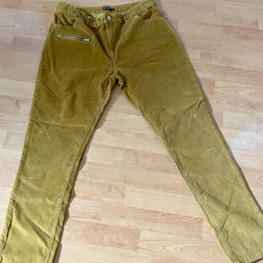Pantalon velours moutarde 