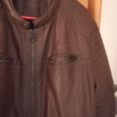 Veste en similicuir Angelo Litrico pour homme neuve