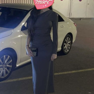 Abito lungo grigio Zara