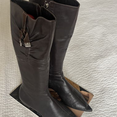 Dior dark brown boots 38