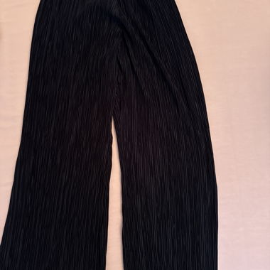 Pantalon plissé noir