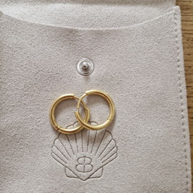 NOUVEAUX boucles d'oreilles créoles (16 mm)