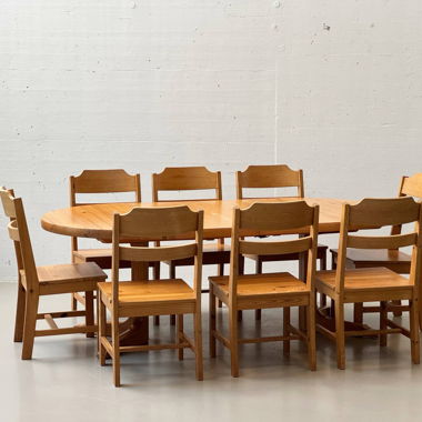 Esszimmer-Set Tisch und 8 Stühle von NC Sweden