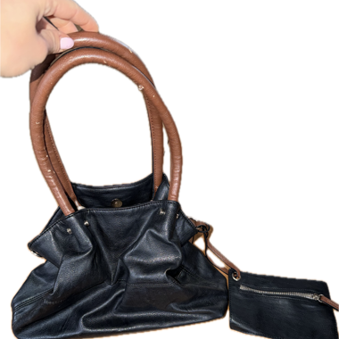 Sac en cuir avec pochette