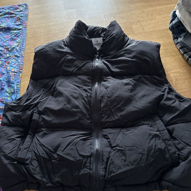 Gilet trapuntato nero