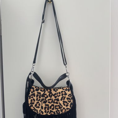 Original Buffalo Tasche - Animalprint u. Fransen 
