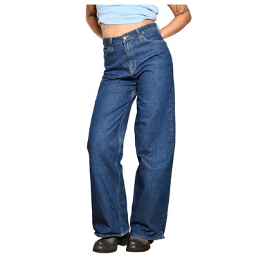 Lee Wide-leg blue jeans
