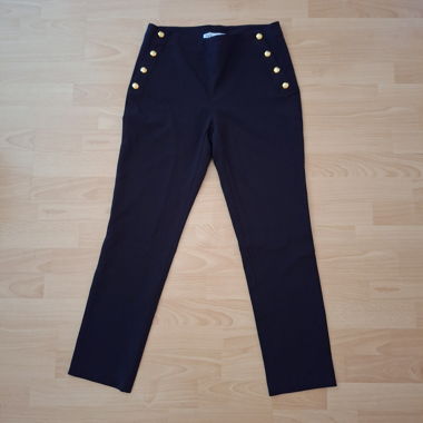 ZARA Schwarze Hose Taille Hoch und Schlank