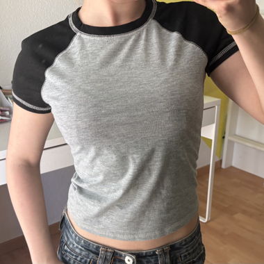 Raglan Crop T-Shirt