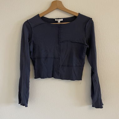 Crop top à manches longues