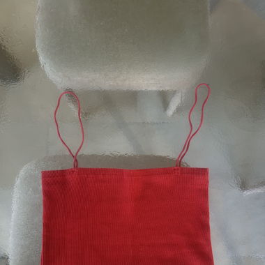 red crop top