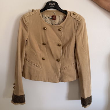 Giacca corta beige DonDup
