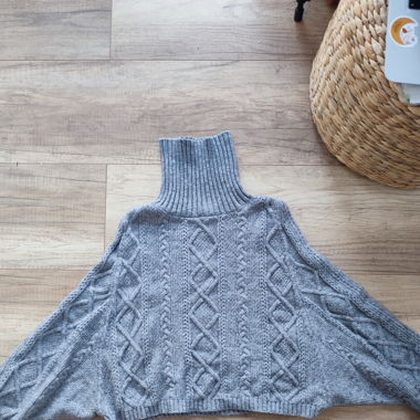 Pull col roulé croc top