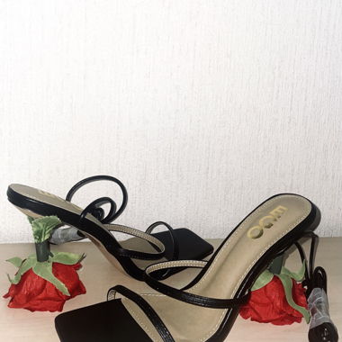 EGO Thorne lace up Rose heel
