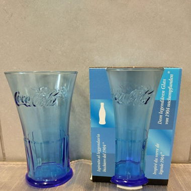 2007 McDonald's Coca Cola Glas Form 1904 2x Blau