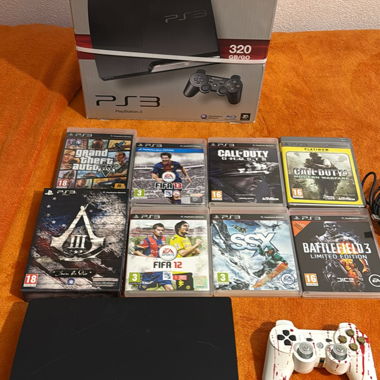 PS3 Console 320 GB with Games