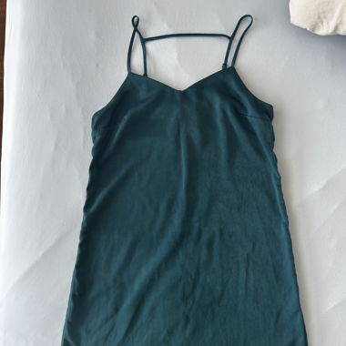 Robe bleu canard H&M