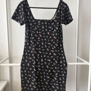 Black Floral Dress