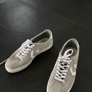 gray converse shoes, EU 40.5, only worn few times