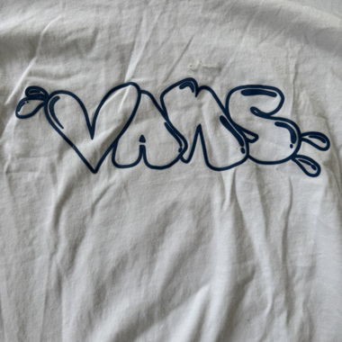 T-shirt manches longues Vans blanc