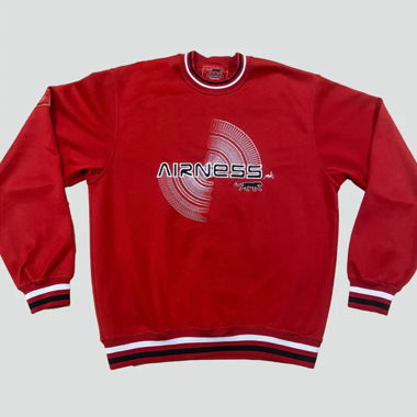 Airness vintage polyester-sweatshirt y2k, size L