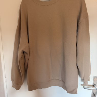 Sweatshirt beige oversize