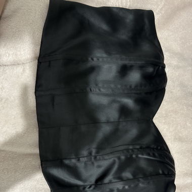Petit bustier noir crop-top