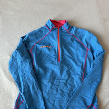 Skiunterwäsche Shirt Mammut blau