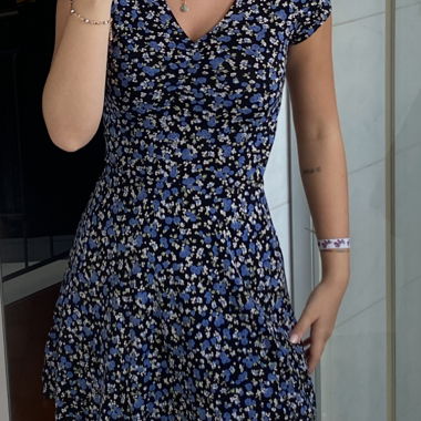 Blumenkleid Kurz