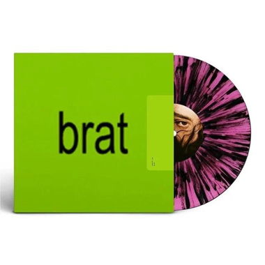 Charli XCX – BRAT vinile LP rosa/nero spruzzato