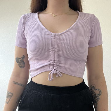 T shirt crop top 