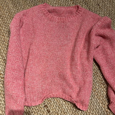 Backless sweater