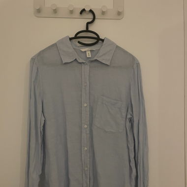 Leinenhemd hellblau