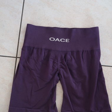 OACE lila nahtlose Biker-Shorts S