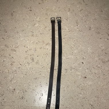 2 Belts Black & Brown