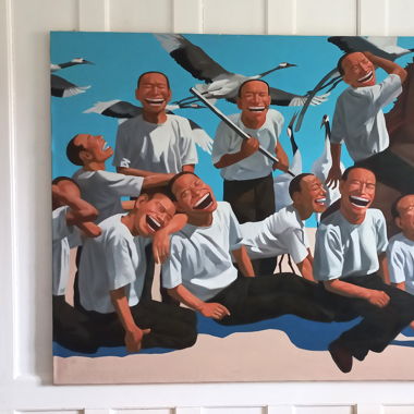 Gemalte Kopie von Yue Minjuns Gemälde, 150x113