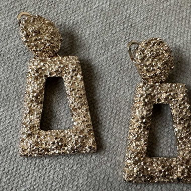 Fashion jewelry (3 different) gold-colored