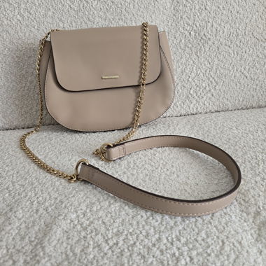 Beige Chain-Shoulderbag