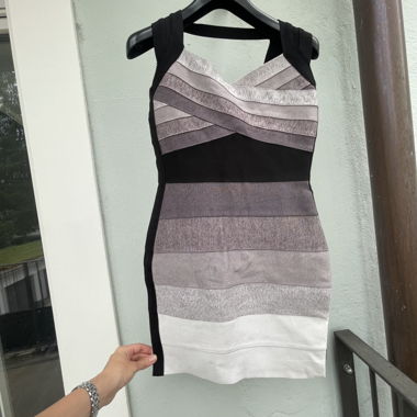 Striped Bandage Dress