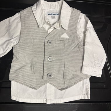 Baby-Set mit Hemd und Weste