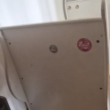 Letto per bambini bianco con materasso