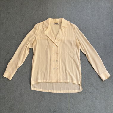Camicia in seta beige Max&Moi